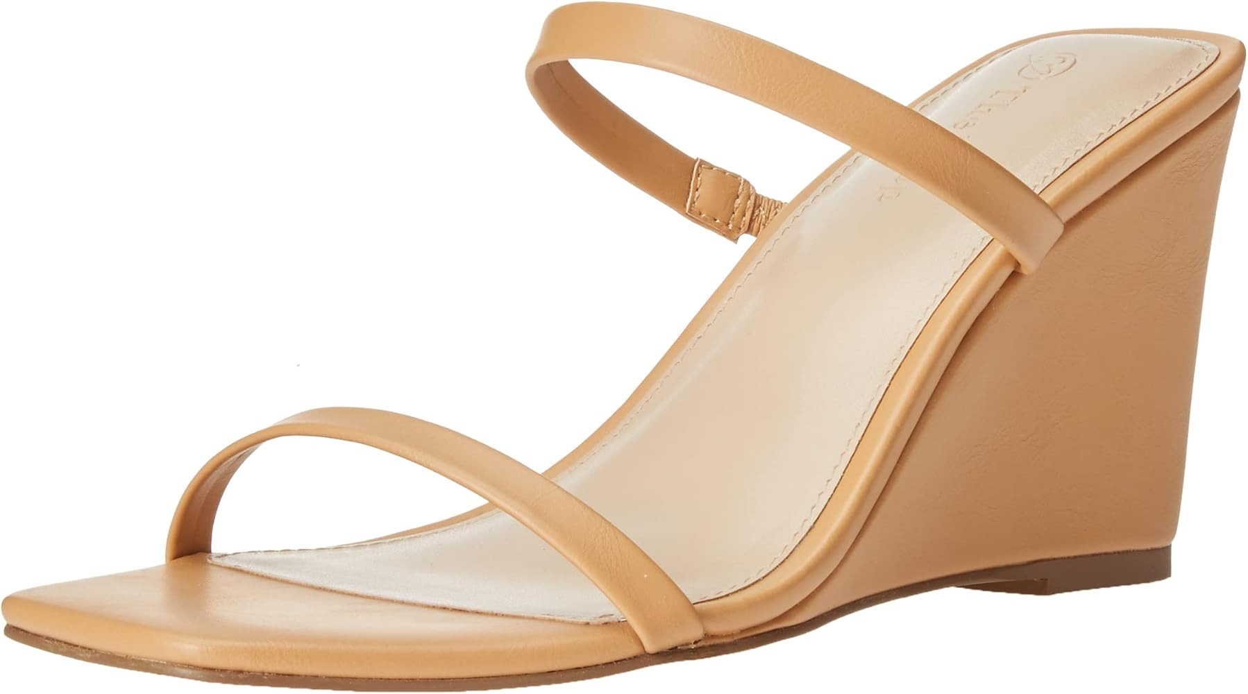 The Drop Women's Sophia Two Strap Wedge Sandals | Amazon (US)