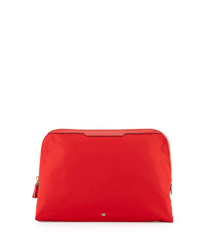 Lotions and Potions Nylon Pouch, Red | Neiman Marcus