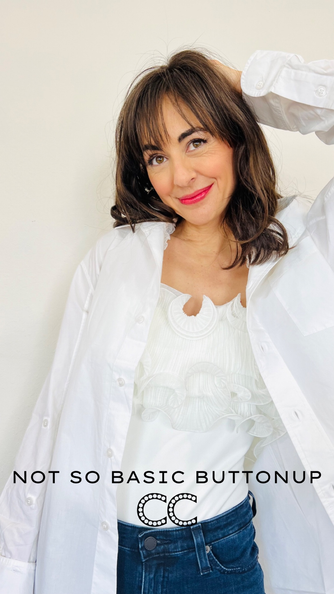 Get this not so basic button up from the Nordstrom 6 drop

Everyone needs this double-duty button-up. I’m obsessed with it and you will be too. My favorite features are its oversized fit with cool side slits that make it work well styled as a cardigan or worn as a swimsuit cover-up. There are 3 buttons on the sleeves so you can keep the sleeve style you like best in place. You have my permission to buy in more than one color.

Shop all the outfits in this video now with LTK 
