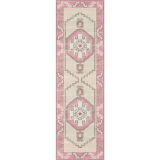 Anatolia ANA-2 Pink 2 ft. x 8 ft. Runner | The Home Depot