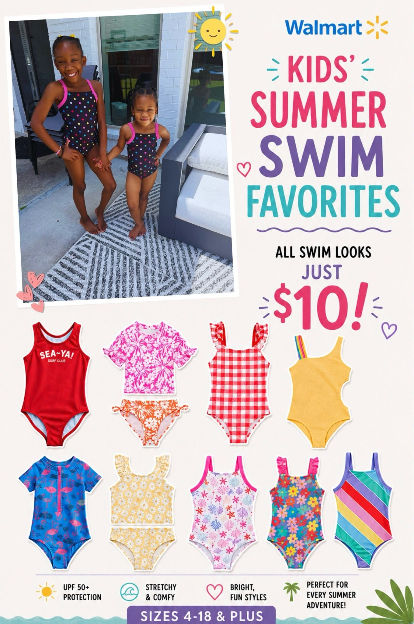 These Walmart swimwear finds are SO cute for summer ☀️ And yes, they’re only $10!

#LTKSwim #LTKKids #LTKSaleAlert