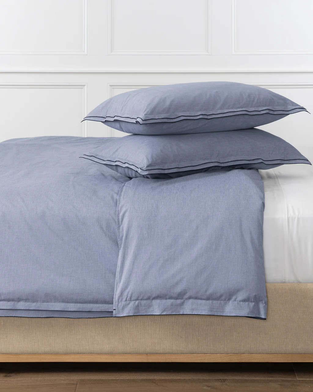 Devlin Chambray Duvet Cover & Sham Set | McGee & Co.