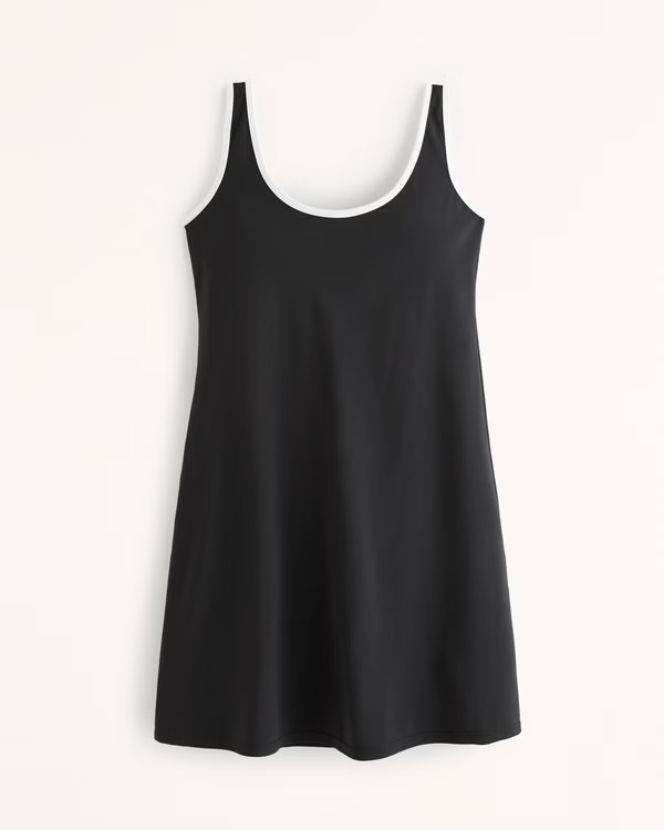 Wide Strap Traveler Mini Dress | Abercrombie & Fitch (US)