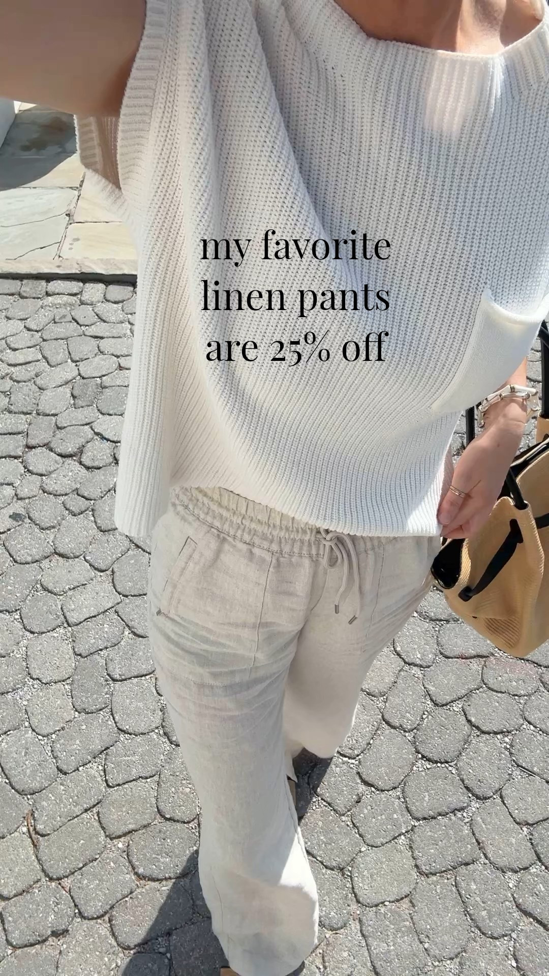 I have tried so many linen pants. These are definitely the best!!  I am 5’11” in the tall sizing. Small top.  Sandals true to size.  

#LTKootd #LTKTall #LTKSaleAlert