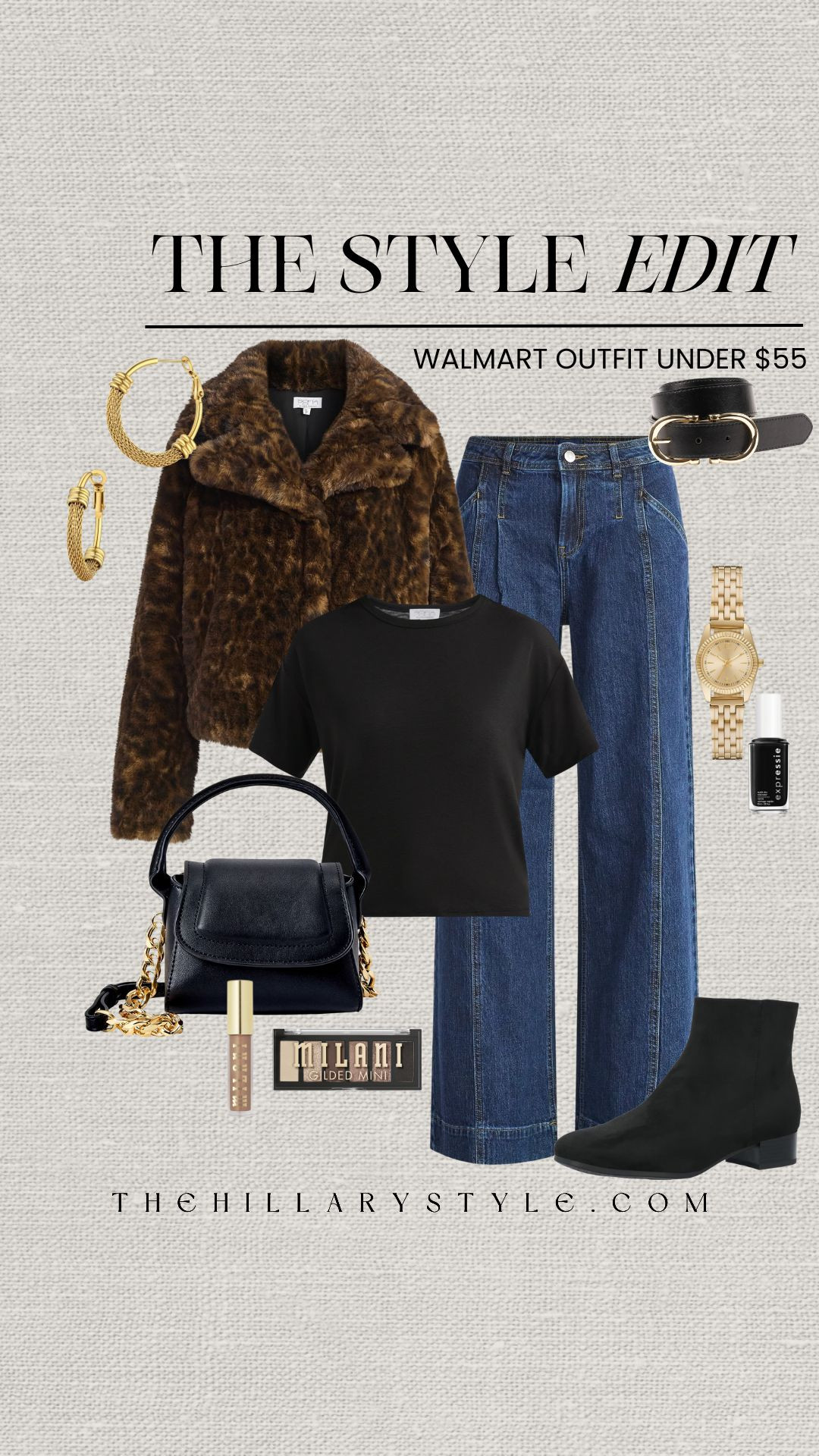 
The Style Edit: Walmart Outfit Under $55! 🤩
Talk about a chic affordable style moment! This entire outfit from Walmart rings in at under $55, proving you can absolutely nail the winter fashion trends on a budget. The hero piece is the faux fur or sherpa jacket—a huge trend for 2025 that instantly elevates any look with luxe texture (hello, cozy chic!).

We've paired it with straight-leg dark wash denim, which is dominating the denim trends right now for its timeless, polished feel. Finish the look with a simple white basic top and classic neutral sneakers for a comfortable, everyday outfit that embodies effortless elegance. This is your go-to formula for elevated casual this season! Everything is linked and ready to shop!

#WalmartFashion #WalmartFinds #Under55 #FauxFur #SherpaJacket #AffordableFashion #LTKUnder50 #StraightLegDenim #CozyChic #TheHillaryStyle #WinterOutfitInspo #StyleSteal 

  

#LTKSeasonal #LTKSeasonal #LTKFindsUnder50 #LTKStyleTip