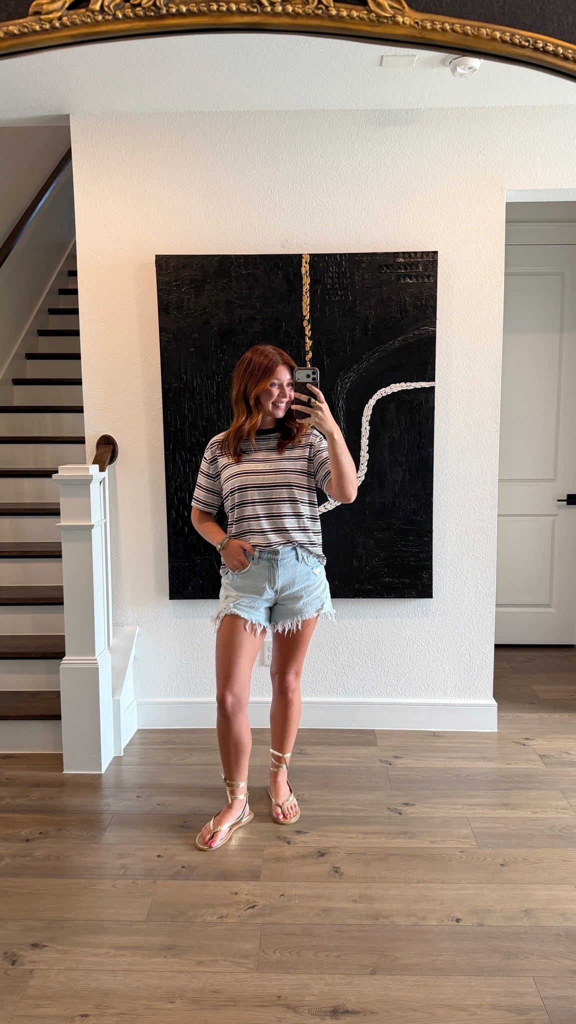 Casual date night outfit 

size small tee (100% cotton) & 28 in shorts (they stretch out & I could prob wear a 27)

#LTKootd