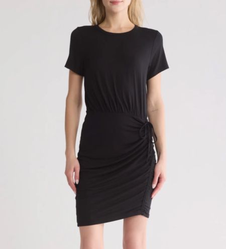 Love this Veronica Beard black easy dress on sale under $100. Great style for minimizing a mom pooch. 

#LTKFindsUnder100 #LTKSaleAlert #LTKOver40