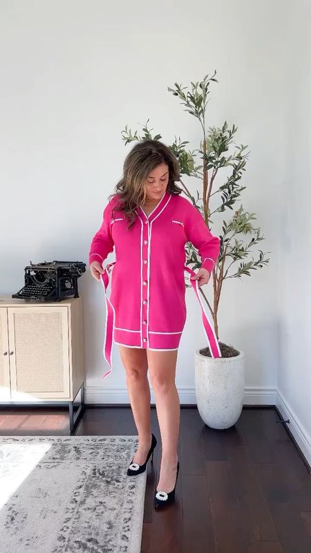 Easter dress- spring outfit -pink sweater dress-Amazon fashionn

#LTKover40 #LTKfindsunder50 #LTKVideo