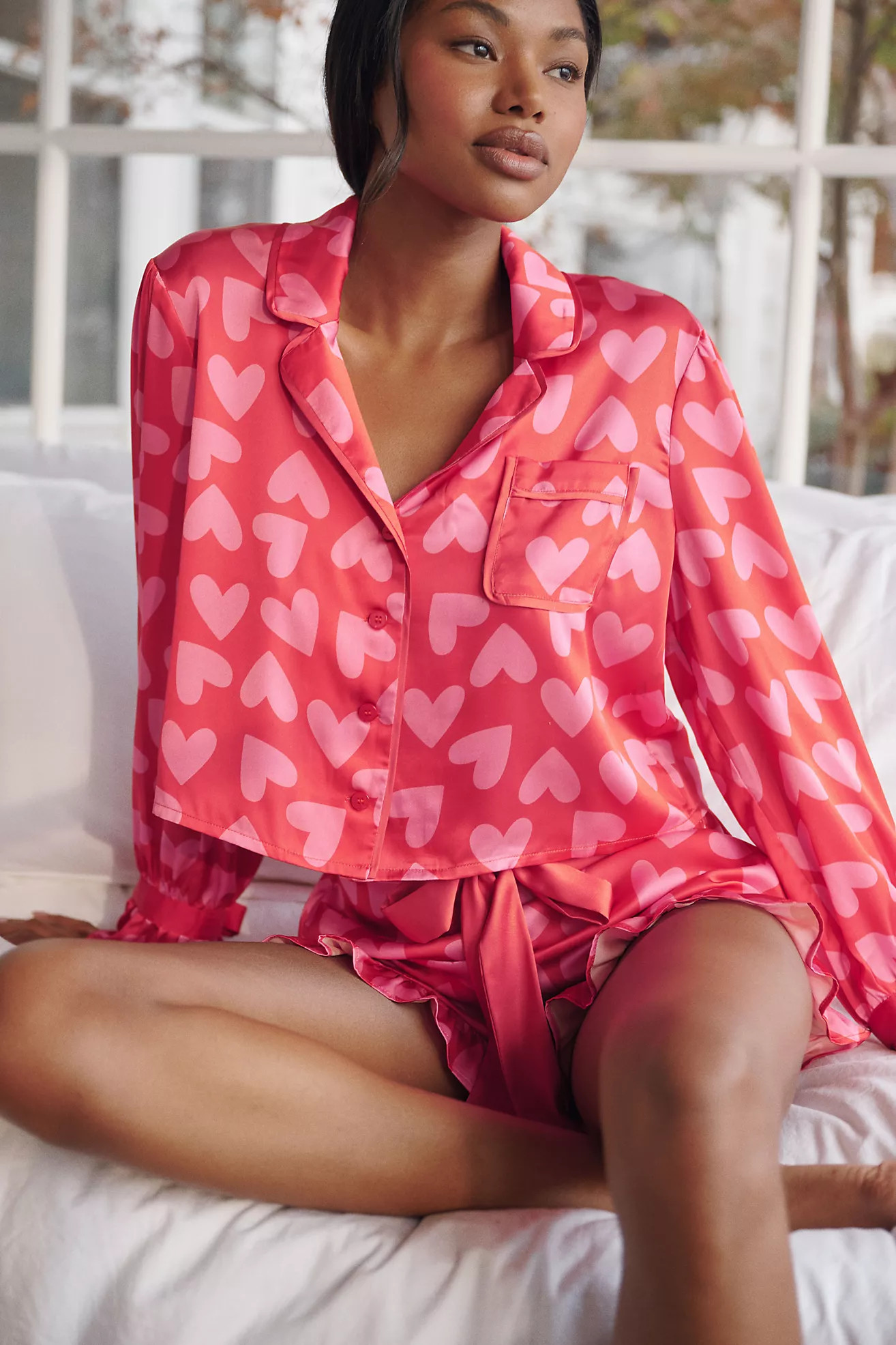 Beach Riot Luna & Aurora Pajama Set | Anthropologie (US)