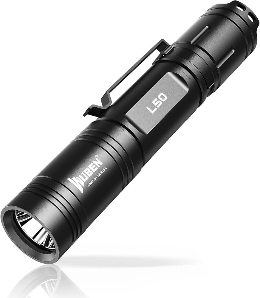 WUBEN L50 Rechargeable Flashlight, 1200 High Lumens Tactical Super Bright LED Flashlight, 5 Modes... | Amazon (US)