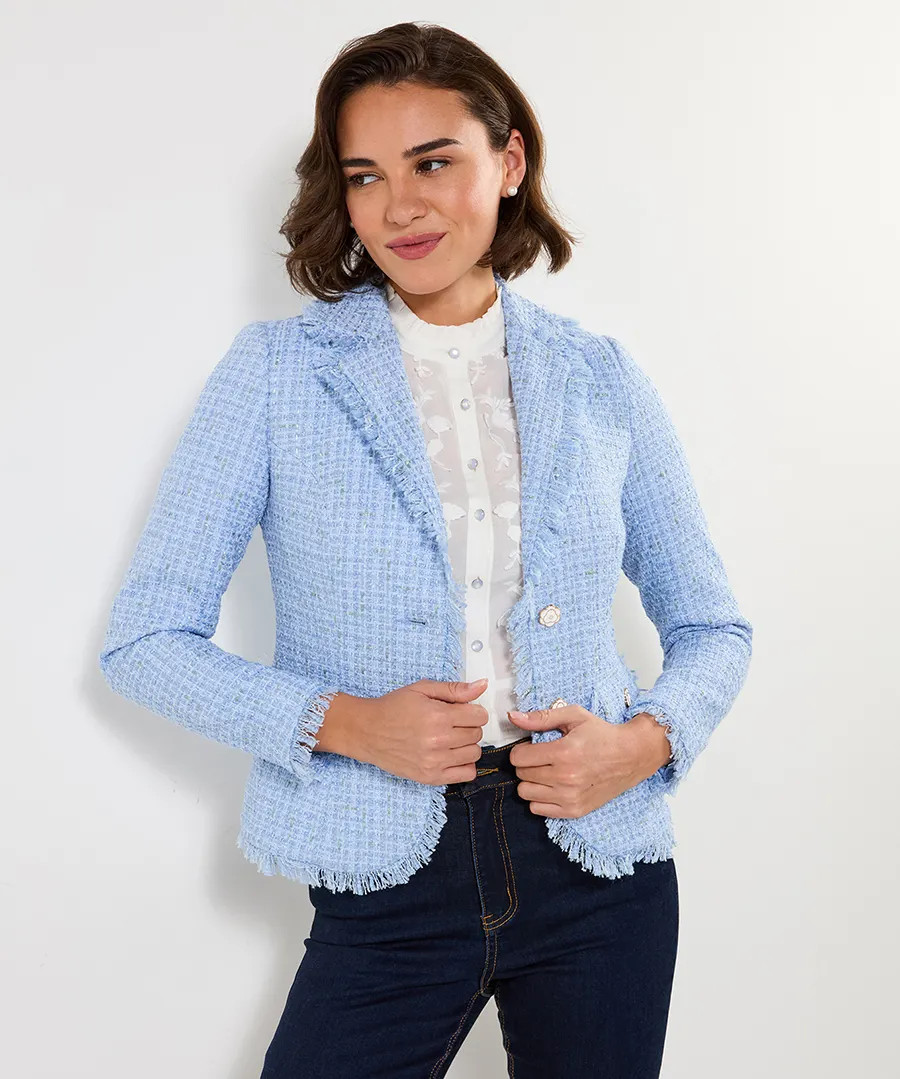 Let's Do Lunch Boucle Jacket | Joe Browns