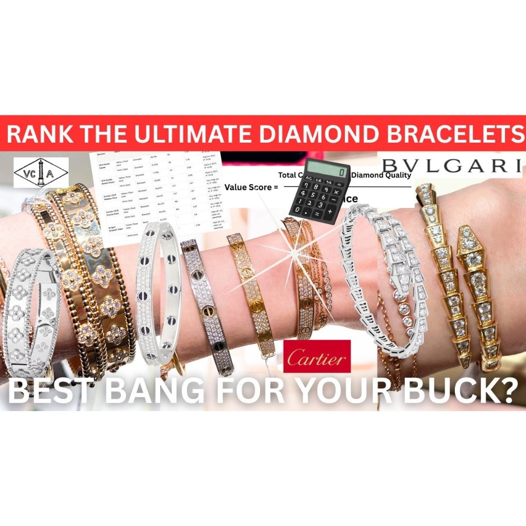New video compared and calculated all pave diamond bracelets from VCA, Carter and Bulgari is up on my channel now! Which one has the best bang for the buck? Are you surprised? 

#LTKmomlife #LTKOver40 #LTKWedding