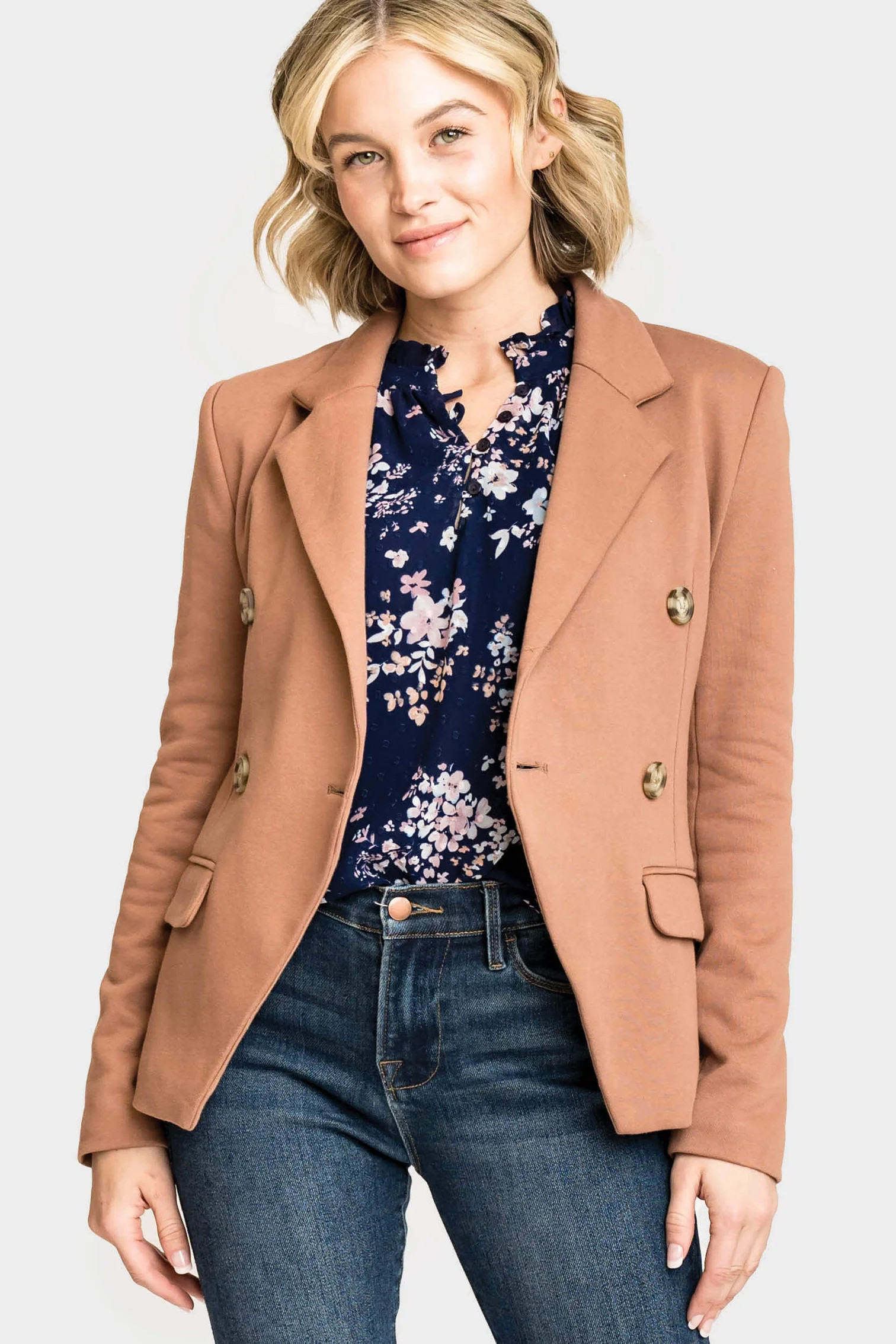 Double Breasted Blazer | Gibsonlook