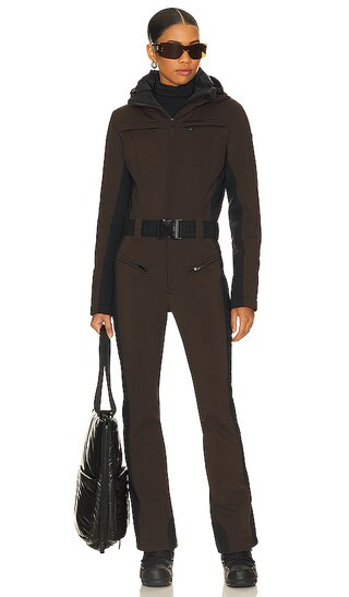 Parry Ski Jumpsuit in Dark Brown | Revolve Clothing (Global)