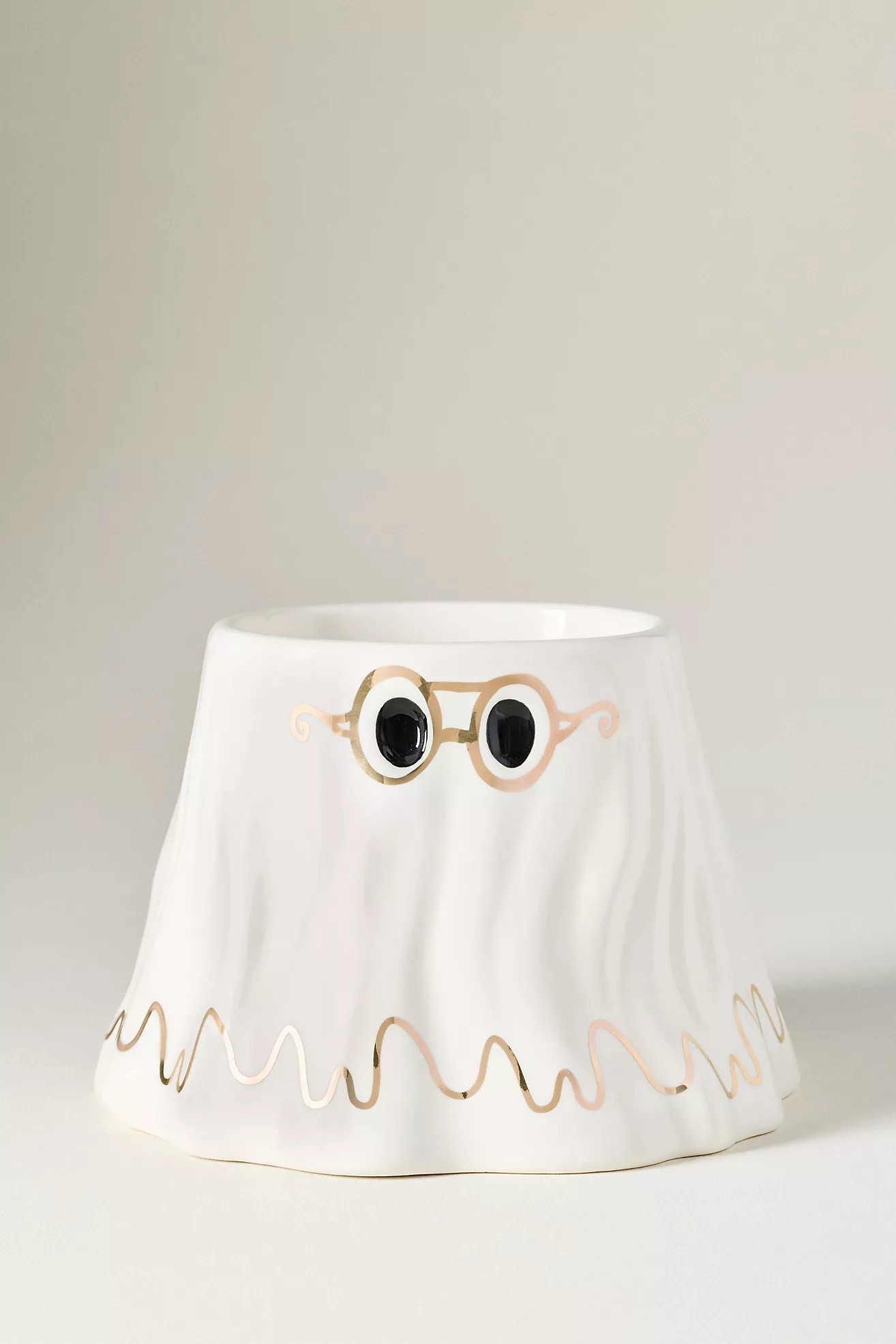 The Mud Fairy Stoneware 24k Gold Accent Candy Bowl | Anthropologie (US)