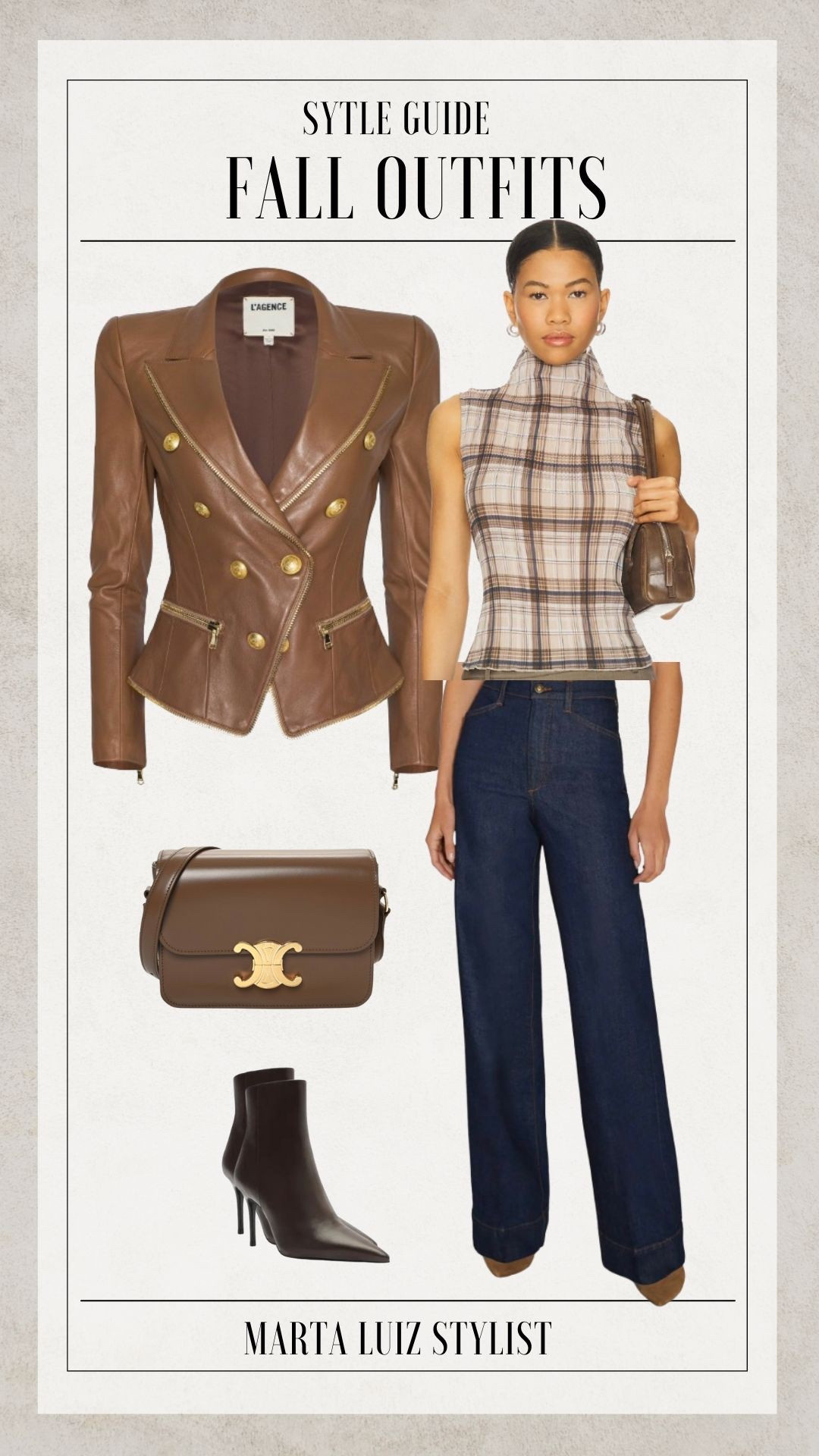 Elevated brown outfit for fall
L’agence leather jacket 
Favorite daughter denim 
Workwear 

#LTKStyleTip #LTKSeasonal #LTKWorkwear