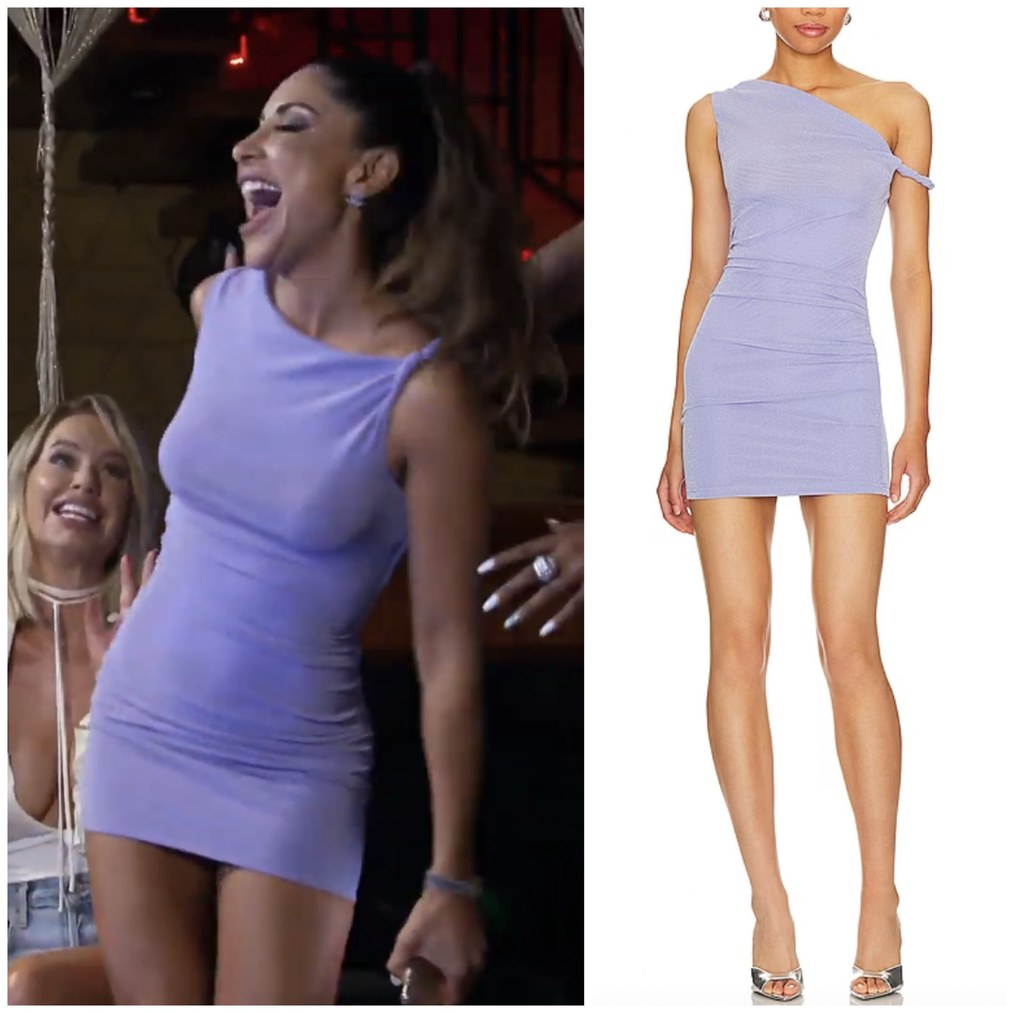 Taleen Marie’s Light Purple Twist Strap Mini Dress 

#LTKFindsUnder100