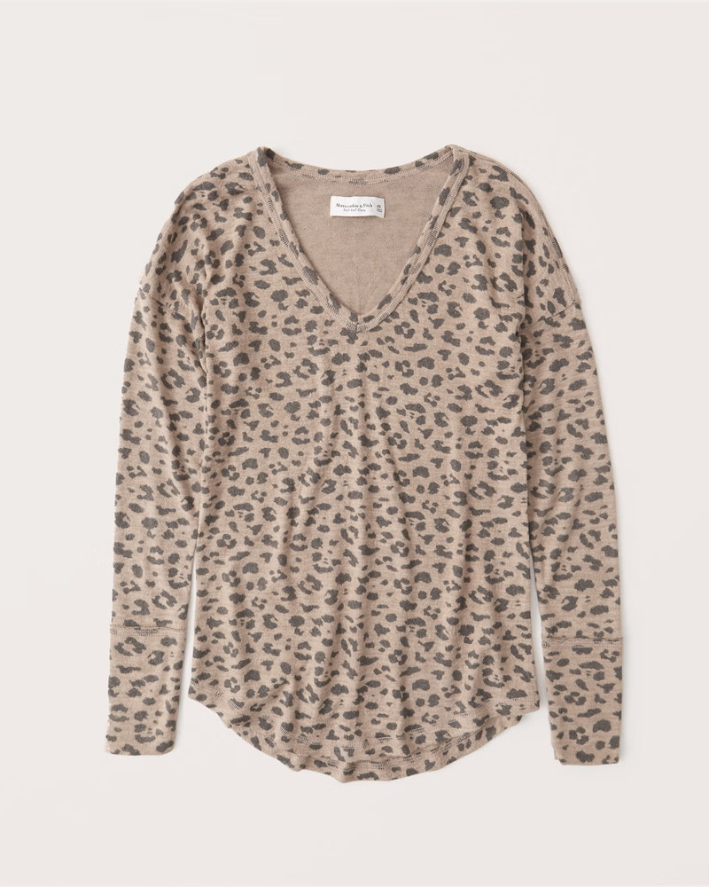 Long-Sleeve Cozy Legging Tee | Abercrombie & Fitch (US)
