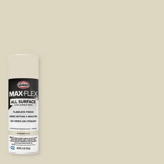 GLIDDEN MAX FLEX 12 oz. Satin In the Buff Interior/Exterior All Surface Spray Paint and Primer GM... | The Home Depot