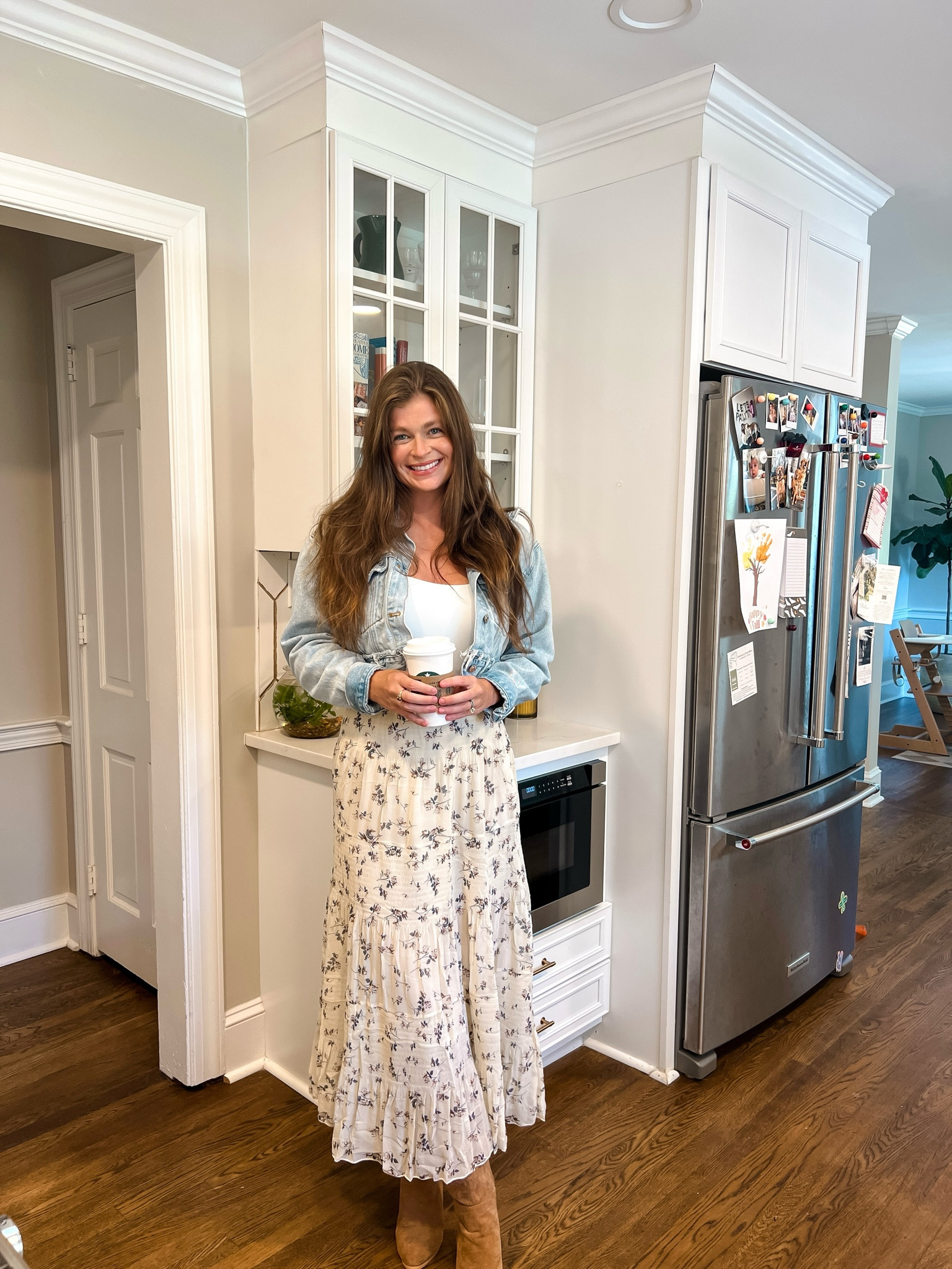 skirt - M 
top - M 
boots - tts 


#LTKSeasonal #LTKShoeCrush #LTKFallSale