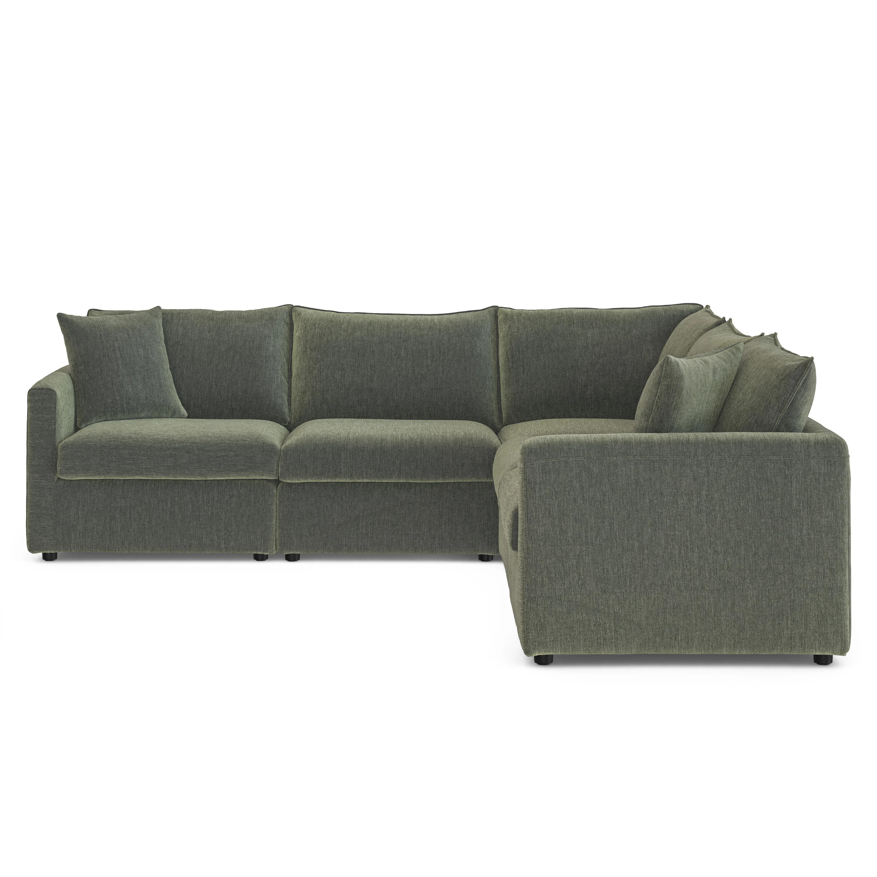 Lenae 105.5" Corner Sectional - Eleos Green | Article