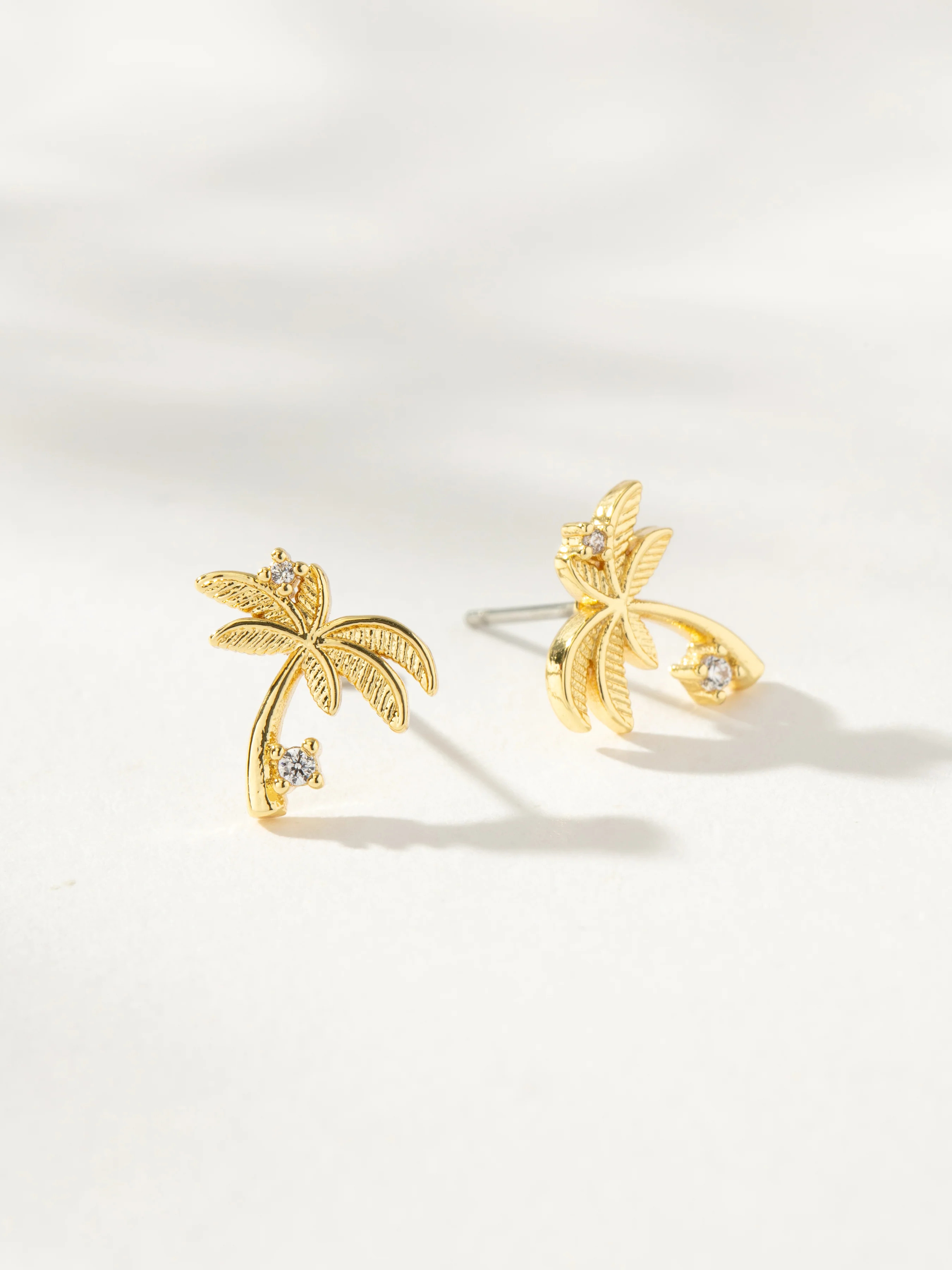 Palm Tree Stud Earrings in Gold | Uncommon James | Uncommon James