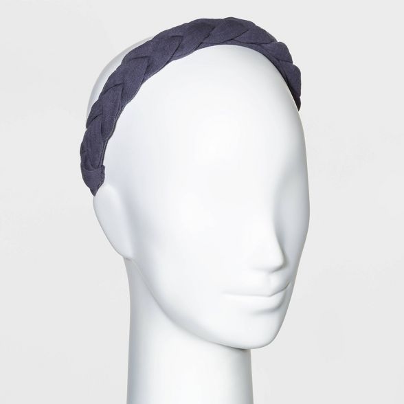 Gauze Braid Headband - Universal Thread™ Black | Target