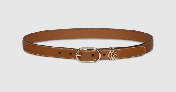 Belt with oval buckle | Gucci (US)