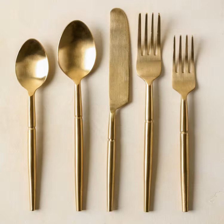 Antique Gold Flatware (Set of 5) | Magnolia