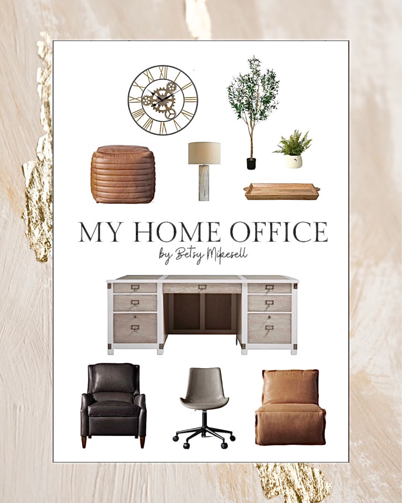 My Tennessee home office furniture and accessories. Most items are from Arhaus, Target, and Wayfair. Many are exact matches, and some are similar matches to the original. 

#LTKFind #LTKstyletip #LTKSale