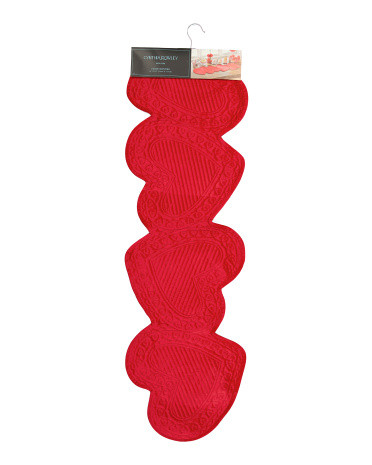 Heart Quilted Centerpiece Table Runner | TJ Maxx