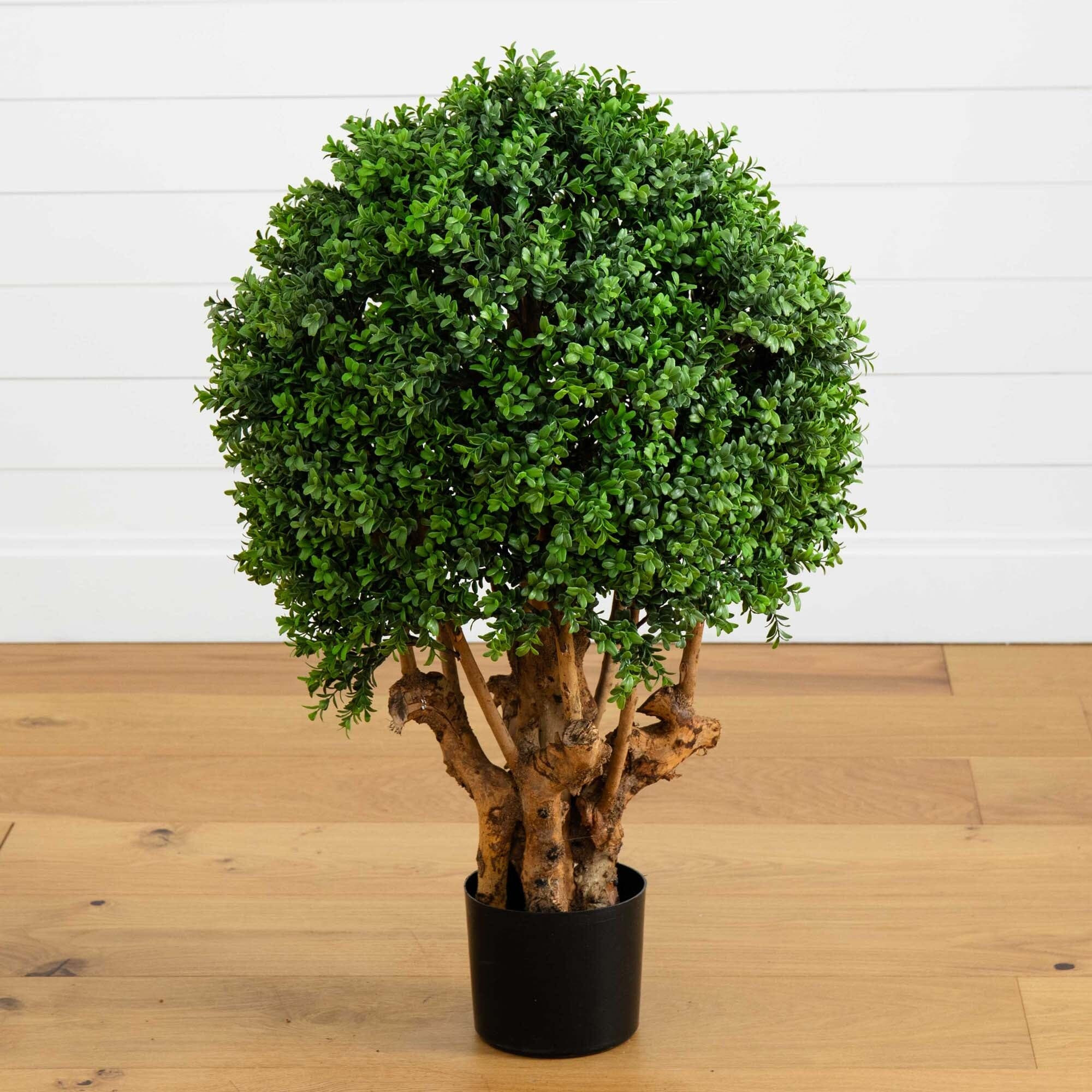 3' Boxwood Artificial Topiary Tree | Nearly Natural | Nearly Natural