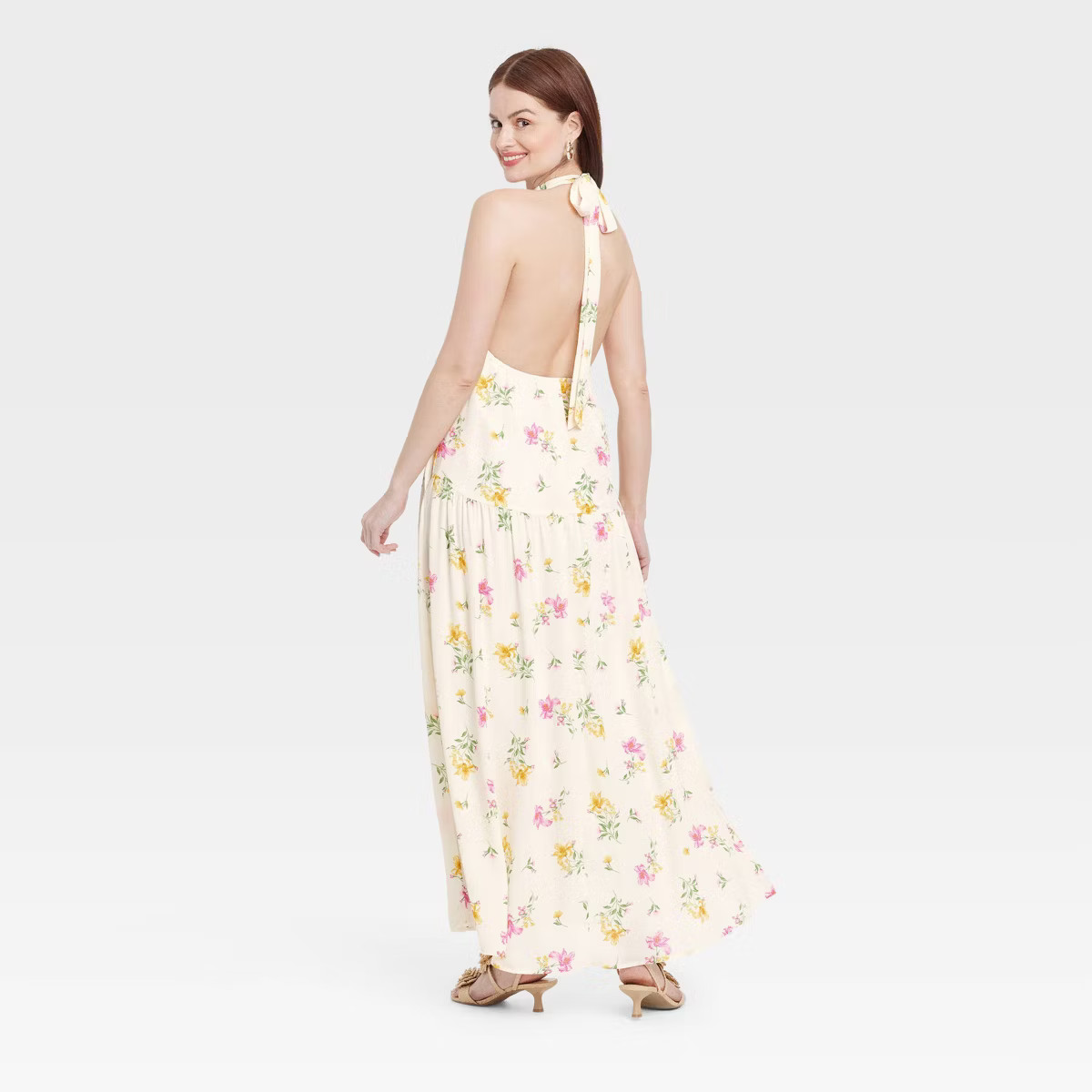 Women's Tie Neck Maxi Dress - A New Day™ | Target