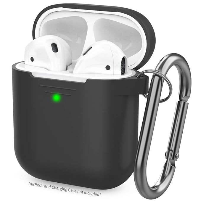AhaStyle Upgrade AirPods Case Silicon Protective Cover [Front LED Visible] Compatible with Apple ... | Amazon (US)