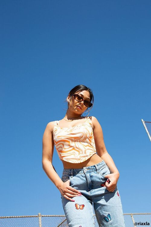 Marble Print Crop Top | Forever 21 | Forever 21 (US)