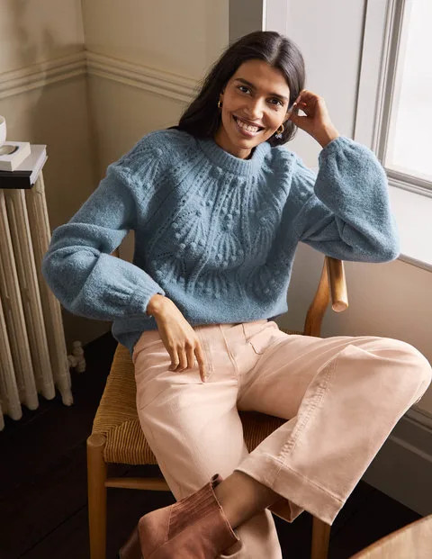 Relaxed Cable Sweater | Boden (US)