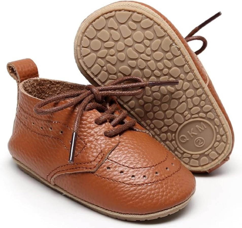 Infant Baby Boys Girls Leather Loafers Comfort Oxford Dress Wedding Shoes First Walker Outdoor Sh... | Amazon (US)