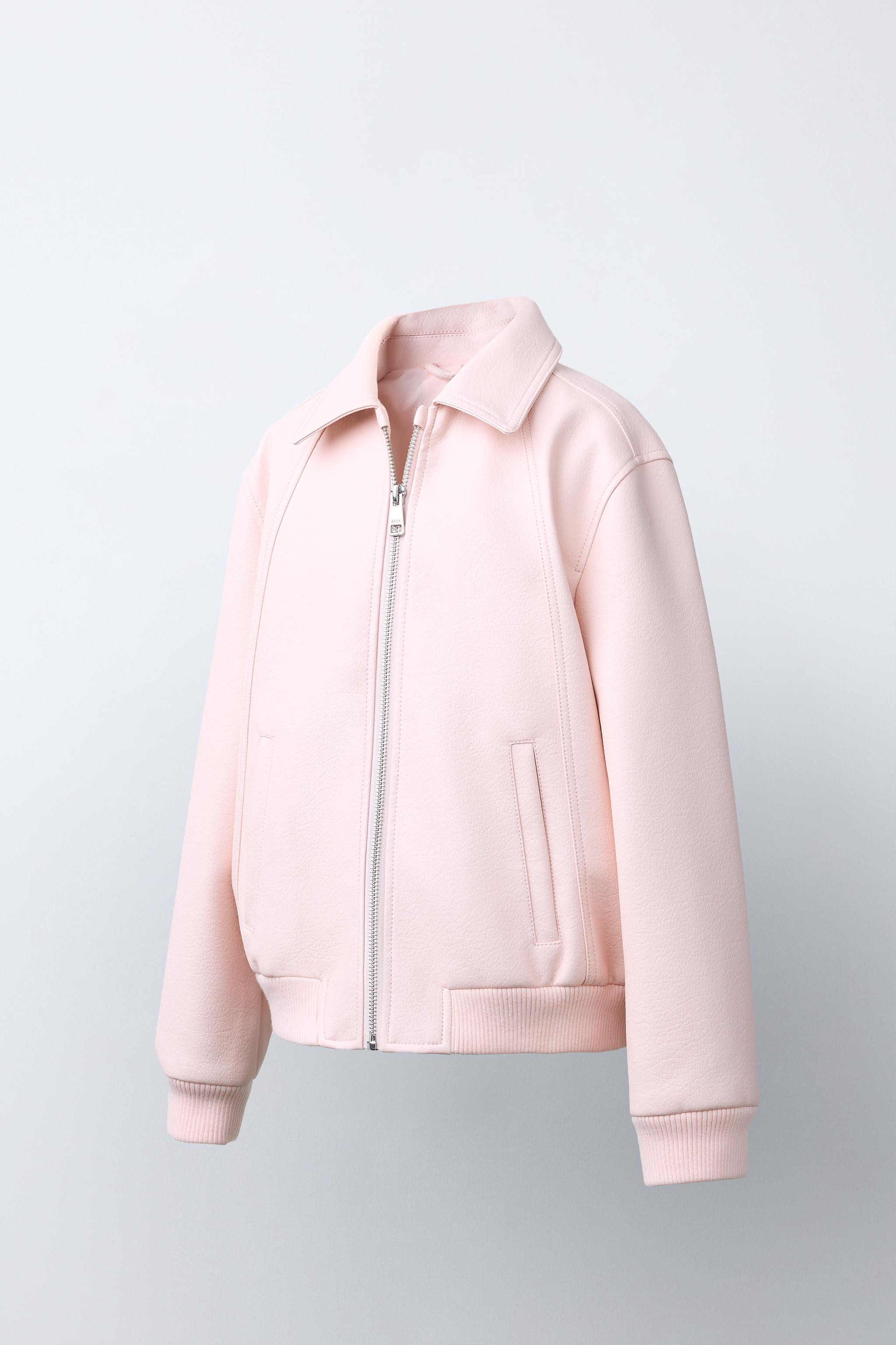 FAUX LEATHER BOMBER JACKET | Zara US