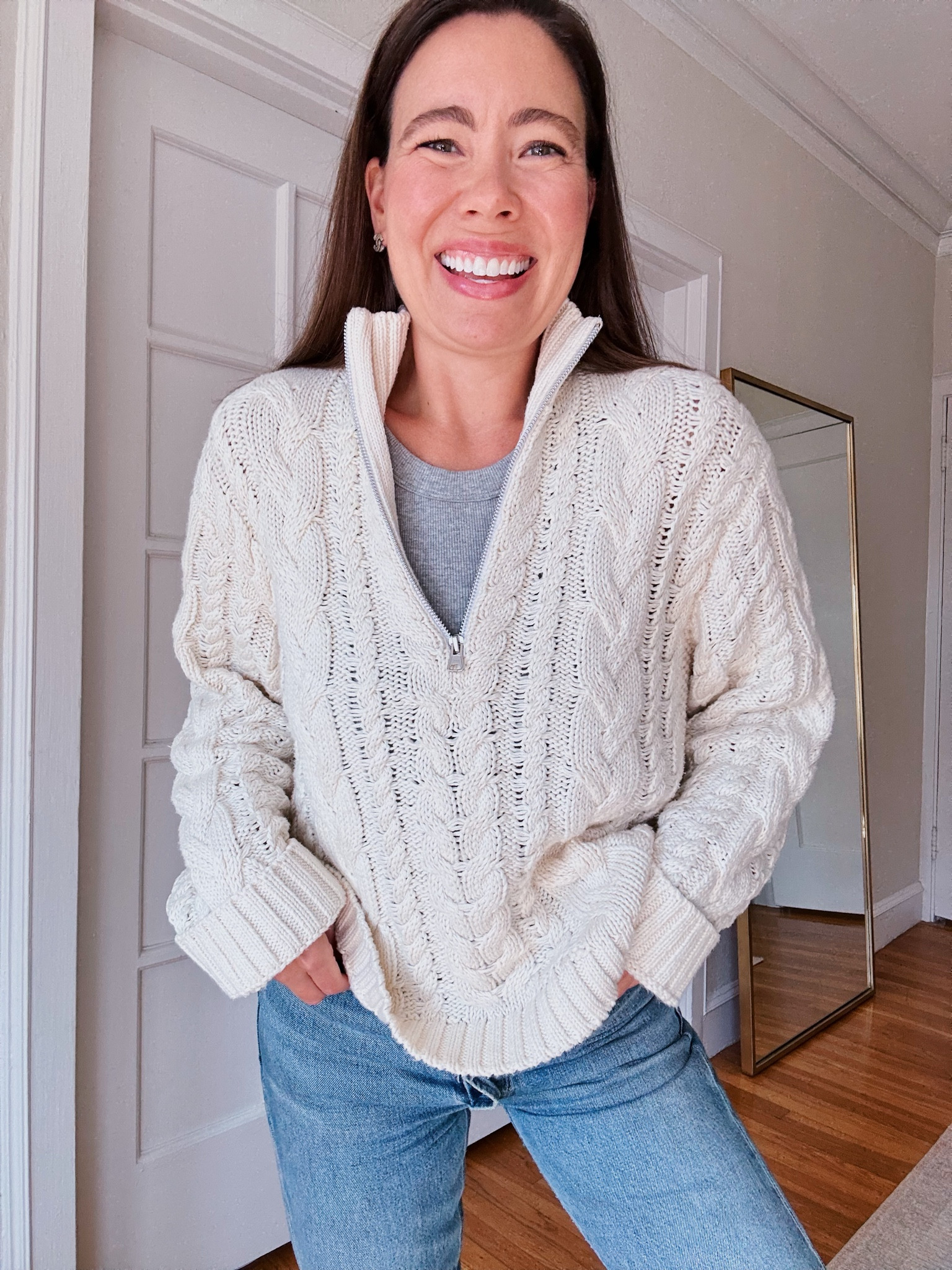 Jenni Kayne 1/2 zip fisherman cable, size XS. 

Fisherman sweater, 1/2 zip sweater, cable sweater, Jenni Kayne


#LTKStyleTip #LTKSeasonal #LTKHome