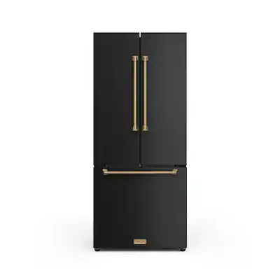 Gordon Ramsay Series by Thor Kitchen 17.5 Cu. Ft. Counter Depth Refrigerator with Bronze Hardware... | Best Buy U.S.