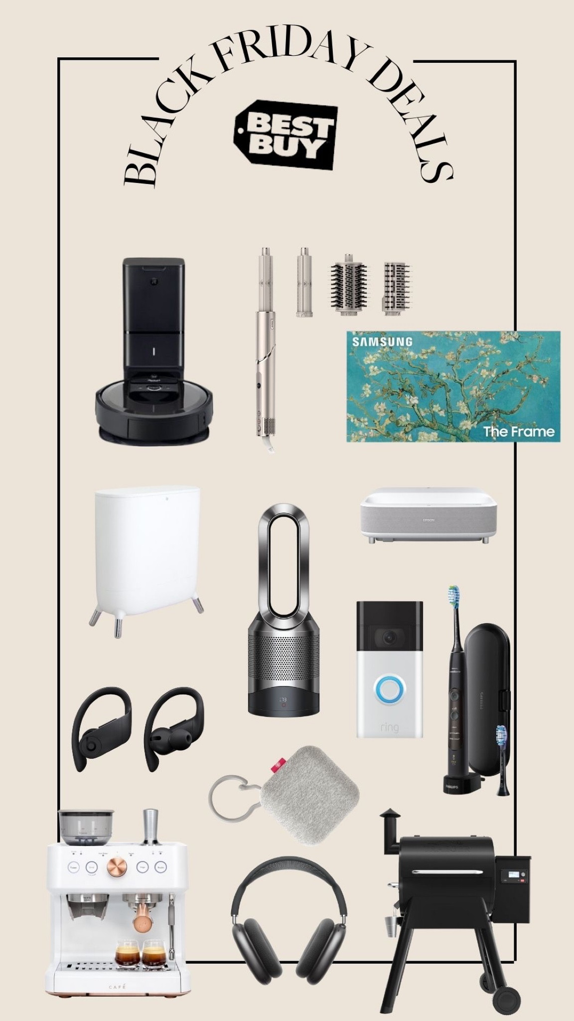 Best Buy, Best Buy sales, best of Best Buy, Best Buy Black Friday, Black Friday, Black Friday deals, aesthetic tv, Frame TV, Samsung Frame TV, Ring camera, Beats, Apple, smart vacuum, Dyson air wrap, noise cancelling headphones, headphones, aesthetic headphones, towel warmer, projector, gifts for him, gifts for parents, gift ideas, gift ideas 

#LTKHoliday #LTKsalealert #LTKCyberWeek