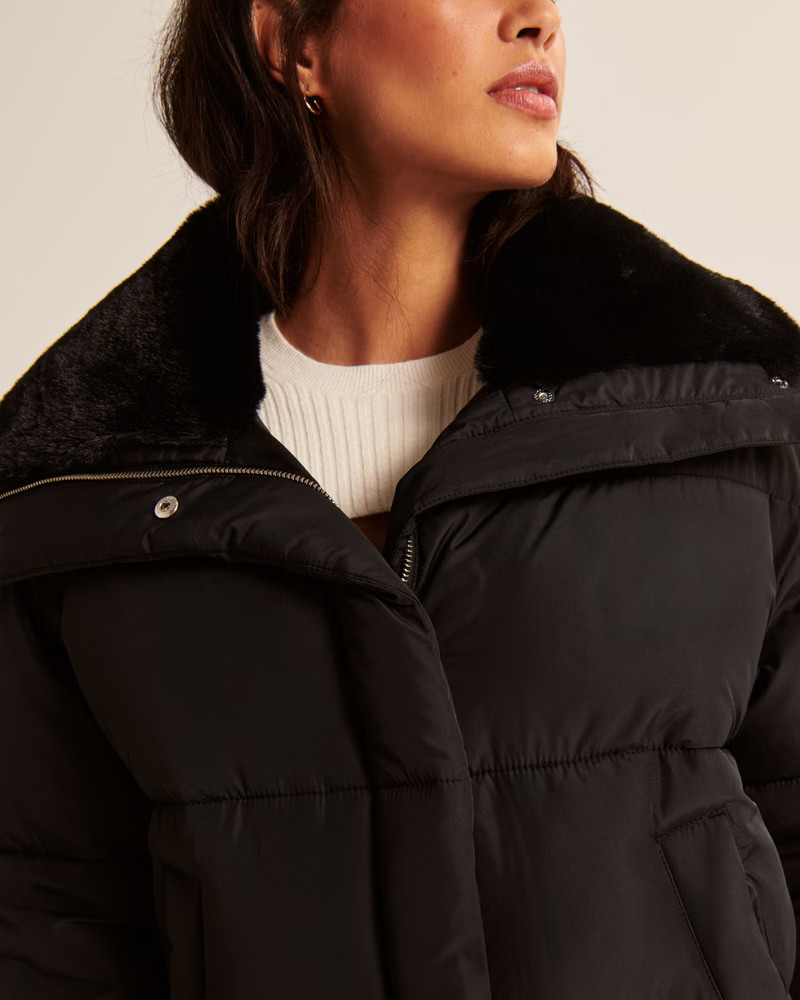 A&F Elevated Mini Puffer | Abercrombie & Fitch (US)