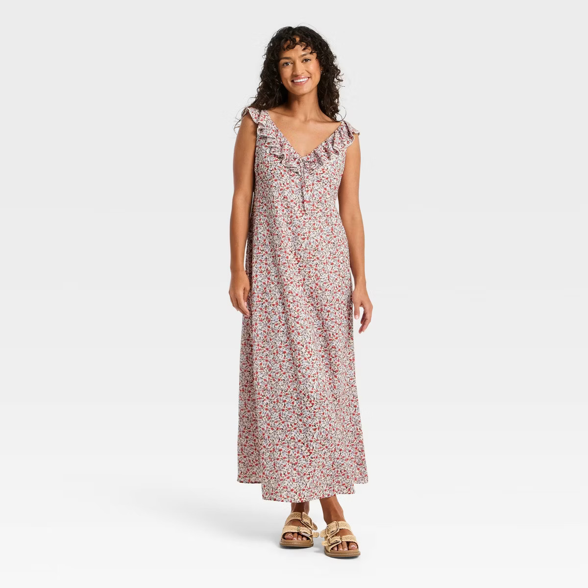 Women's Ruffle Maxi Sundress - Universal Thread™ | Target