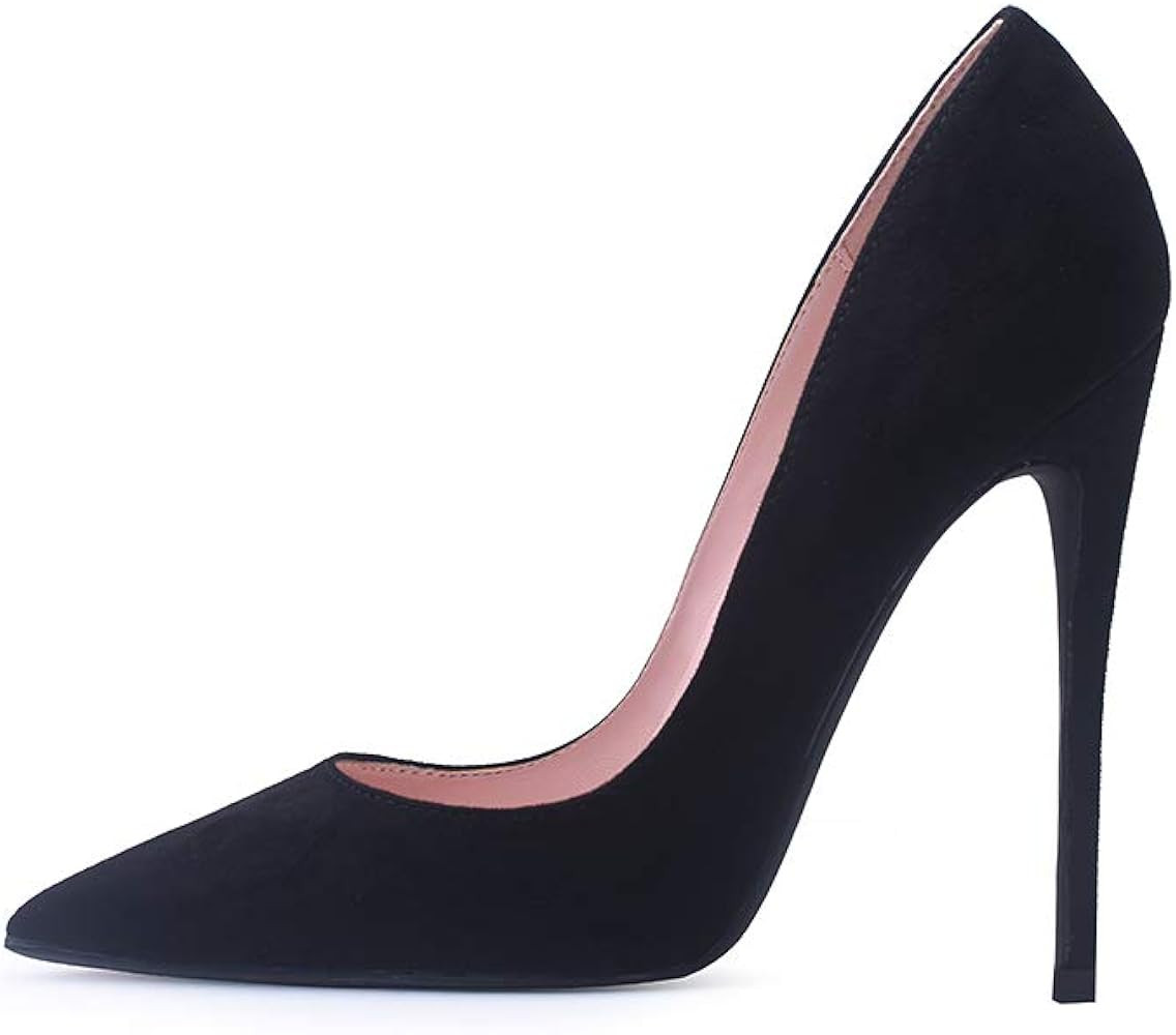 Elisabet Tang Women Pumps, Pointed Toe High Heel 4.7 inch/12cm Party Stiletto Heels Shoes | Amazon (US)