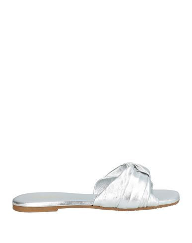 Baldinini Woman Sandals Silver Size 9.5 Leather | YOOX (US)
