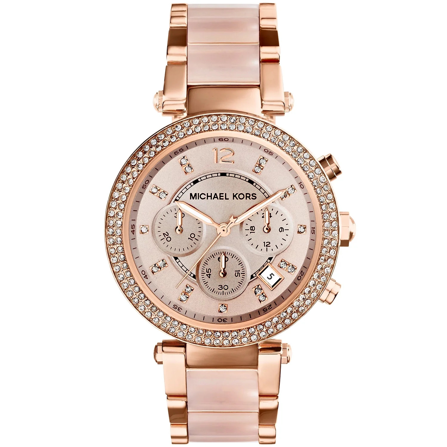 Michael Kors MK5896 Parker Round Adult Female Watch - Walmart.com | Walmart (US)