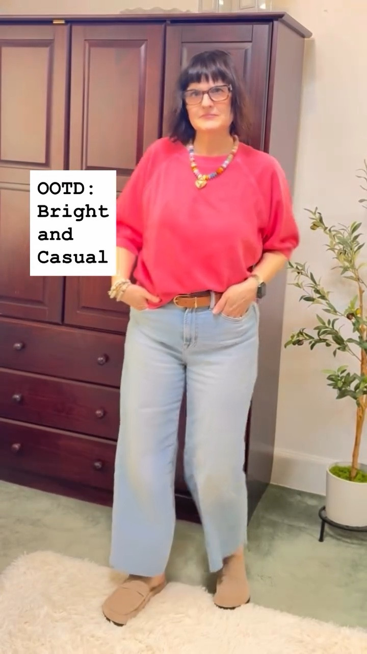 Old Navy Sweatshirt in M
Gap Pajama Jeans in 8R

How to shop: 
1-click the LTK link in my bio 
2-comment SHOP to get the link in your DMs 
3-direct link to LTK in my stories or here to my shop:  www.shopltk.com/explore/Mid_Life_Styled 

style tips over 50, midlife fashion, spring 2026 fashion, midsize fashion, shopping, shopping on a budget

#LTKOver40 #LTKootd #LTKMidsize