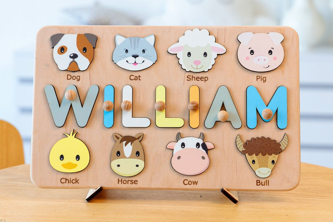 Name Puzzle Personalized Puzzle Wooden Name Puzzle Custom - Etsy | Etsy (US)