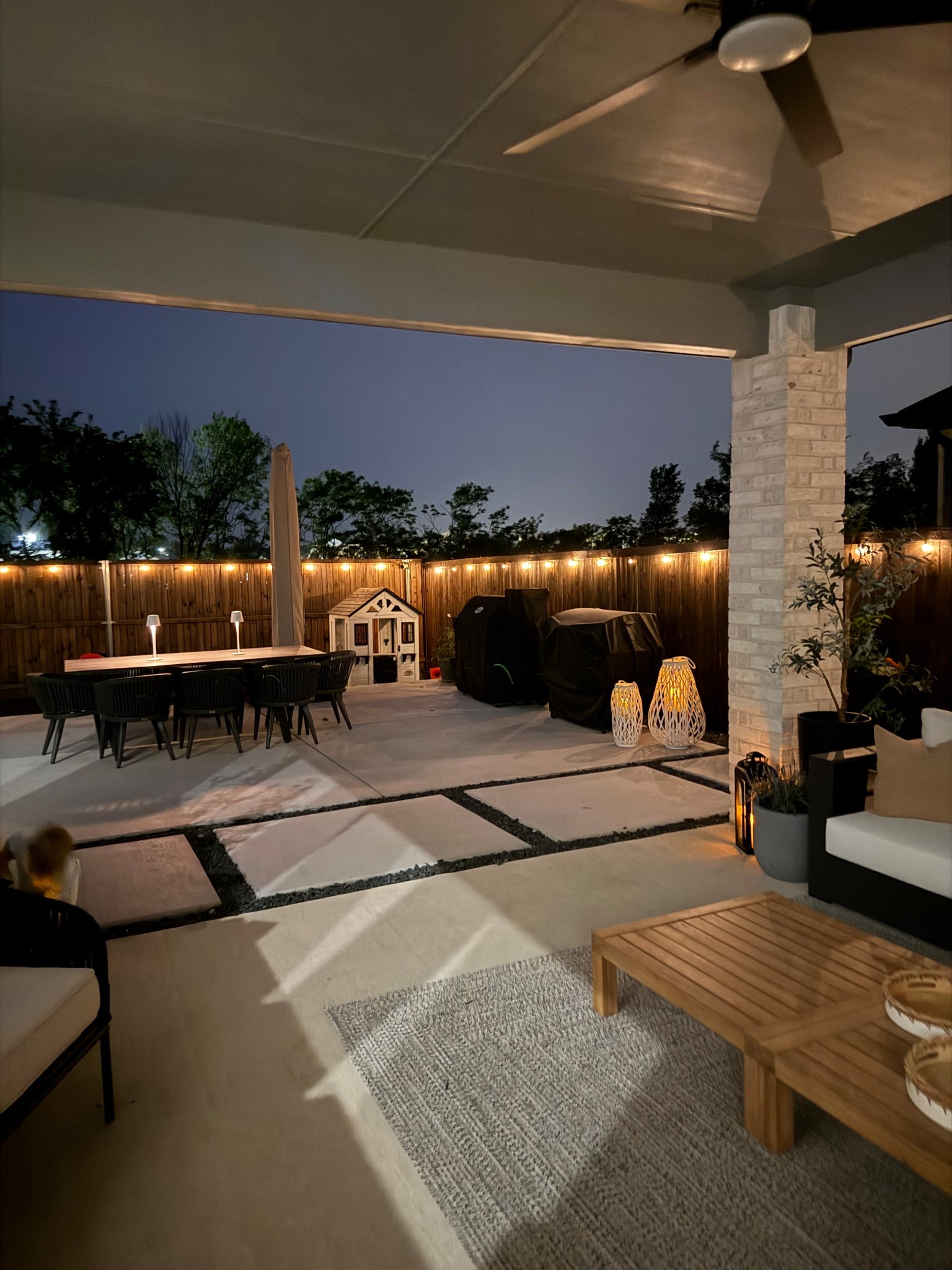 Outdoor solar string lights from Amazon, solar lights, patio lights, lights for fence, patio decor 

#LTKHome