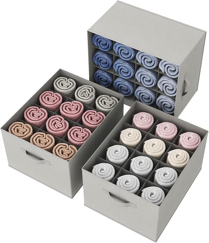 Lifewit Jeans Organizer for Closet, Large Size Pants Storage Bins 12 Cell, Foldable Clothes Drawe... | Amazon (US)